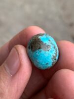 Exceptional 27.65 ct Afghan Turquoise Cabochon – 11.60 × 15.95 × 11.10 mm - Image 4