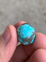 Exceptional 27.65 ct Afghan Turquoise Cabochon – 11.60 × 15.95 × 11.10 mm - Image 5