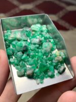 62.25 Carat Swat Emerald Rough Lot – Sleek and Substantial Natural Gem - Image 2