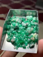 62.25 Carat Swat Emerald Rough Lot – Sleek and Substantial Natural Gem - Image 6