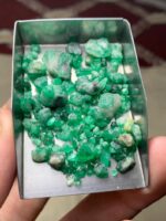62.25 Carat Swat Emerald Rough Lot – Sleek and Substantial Natural Gem - Image 9