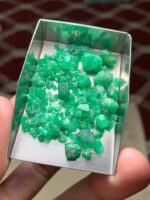 45.60 Carat Swat Valley Emerald Rough Lot – Nature’s Untouched Masterpiece - Image 9