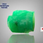 3.90 Ct Swat Emerald Crystal – Natural Green Gem (7.87×6.71×6.68 mm)