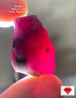90.40 Carat Afghan Ruby Crystal – A Remarkable Natural Treasure