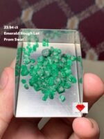 Swat Emerald Rough Lot – 23.94 Carats of Natural Beauty