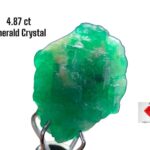 4.87ct Swat Emerald Crystal – A Raw Green Treasure (13×10×7mm)