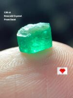 1.36 ct Swat Emerald Crystal — A Deep Green Jewel of Natural Elegance