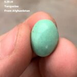 Afghan Turquoise: A 5.25 ct Cabochon with Elegant Presence