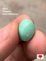 Afghan Turquoise: A 5.25 ct Cabochon with Elegant Presence
