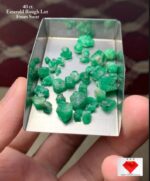 40 Carat Swat Emerald Rough – Natural Green Crystal from Pakistan