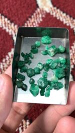 40 Carat Swat Emerald Rough – Natural Green Crystal from Pakistan - Image 2