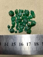 40 Carat Swat Emerald Rough – Natural Green Crystal from Pakistan - Image 14