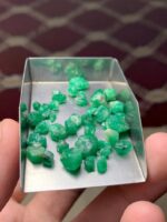 40 Carat Swat Emerald Rough – Natural Green Crystal from Pakistan - Image 4