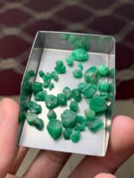 40 Carat Swat Emerald Rough – Natural Green Crystal from Pakistan - Image 5