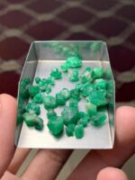 40 Carat Swat Emerald Rough – Natural Green Crystal from Pakistan - Image 8