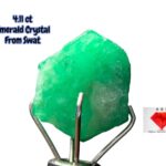4.11ct Swat Emerald Crystal – Deep Green Gemstone, Pakistan
