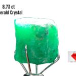 8.73ct Swat Emerald Crystal – Natural Geometry in Vivid Green