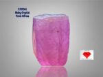3.320ct Natural Ruby Crystal from Africa – Untreated Red Gem Rough (8.10 × 5.77 × 4.92 mm)