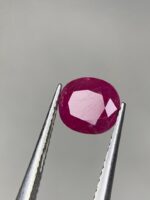 1.645 Ct Natural Oval Ruby – Vivid Red Gemstone, Afghanistan - Image 5