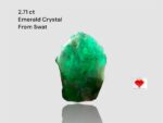 Pure and Precise: 2.71 ct Swat Emerald Crystal with Classic Shape