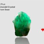 Pure and Precise: 2.71 ct Swat Emerald Crystal with Classic Shape