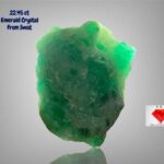 22.45ct Swat Emerald Crystal: Rare Natural Beauty with Bold Presence
