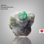 195.54-Carat Emerald Specimen from Swat Valley