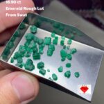 16.90ct  Swat Emerald Rough: Nature’s Raw Majesty