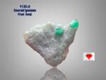 47.25 ct Emerald Specimen from Swat (32.47 × 32.42 × 6.47 mm): A Rare Natural Gemstone