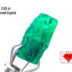 2.03 Carat Swat Emerald Crystal: Pakistan Gemstone