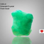 Wide, Light, and Luminous: The Elegance of a 2.64ct Swat Emerald Crystal