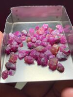 47ct Afghan Ruby Rough Lot – Natural Uncut Gemstones | 9.44 x 7.21 x 3.84 mm - Image 9