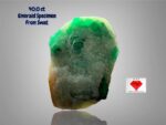 40.0 ct Emerald Specimen from Swat (25.25 × 19.37 × 11.88 mm): A Raw Jewel of Nature