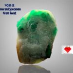 40.0 ct Emerald Specimen from Swat (25.25 × 19.37 × 11.88 mm): A Raw Jewel of Nature