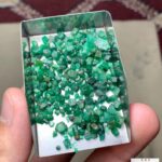 43.20 ct Panjshir Emerald Rough Lot – Flat Crystal Parcel with Strong Cutting Potential