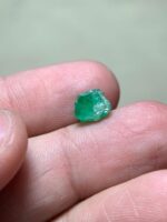 The Beauty and Metrics of an Emerald Crystal: 2.20 ct SWAT – 8.23 × 7.40 × 5.27 mm - Image 3