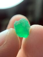 The Beauty and Metrics of an Emerald Crystal: 2.20 ct SWAT – 8.23 × 7.40 × 5.27 mm - Image 4