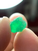 The Beauty and Metrics of an Emerald Crystal: 2.20 ct SWAT – 8.23 × 7.40 × 5.27 mm - Image 6