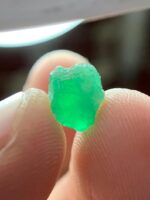 The Beauty and Metrics of an Emerald Crystal: 2.20 ct SWAT – 8.23 × 7.40 × 5.27 mm - Image 8