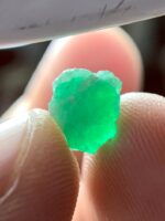 The Beauty and Metrics of an Emerald Crystal: 2.20 ct SWAT – 8.23 × 7.40 × 5.27 mm - Image 11