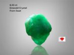 Unveiling the Grandeur of a 6.30ct Swat Emerald Crystal