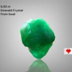 Unveiling the Grandeur of a 6.30ct Swat Emerald Crystal