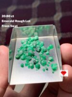 The Emerald of Swat: A 20.80-Carat Rough Gemstone with Natural Grace