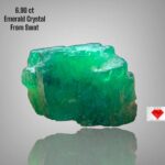 Small But Striking: 6.90ct Swat Emerald Crystal with Rich Color and Clarity