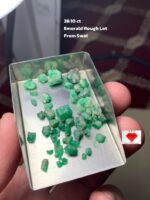 Swat’s Stunning Gem: A 28.10 Carat Emerald Rough Lot