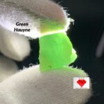 Most Rare 19.30 ct Green Hauyne specimen from Badakhshan, Afghanistan