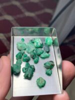 38.34 ct Swat Emerald Rough Lot, Pakistan Gemstone - Image 4