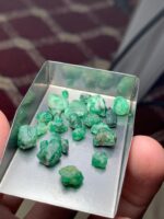 38.34 ct Swat Emerald Rough Lot, Pakistan Gemstone - Image 7
