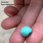 Elegant Afghan Turquoise: 4.75 ct Cabochon Gemstone