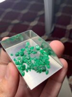 19.15 ct Swat Emerald Rough Lot – Authentic Green Crystals from Pakistan - Image 9